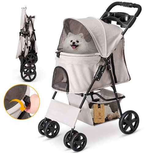 Pet dog stroller for small - stroller,