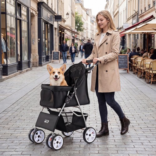 Wheel pet stroller for - stroller, dogs