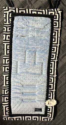 Blue stroller liner great - liner,